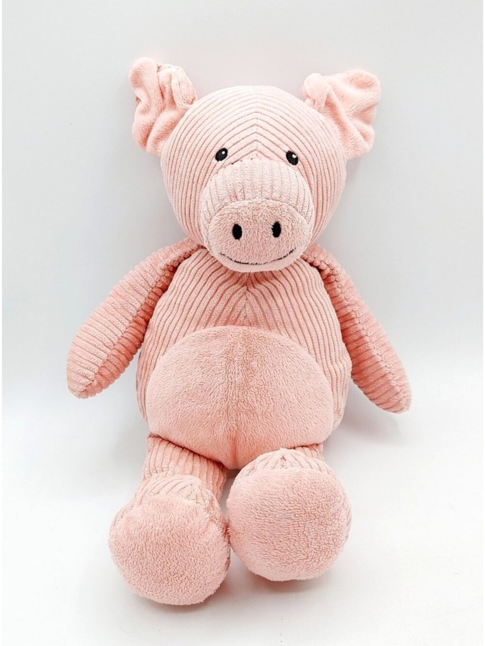 Melissa & Doug Princess Soft Toys Pink Pig Plush  Stuffed Toy Corduroy 14”